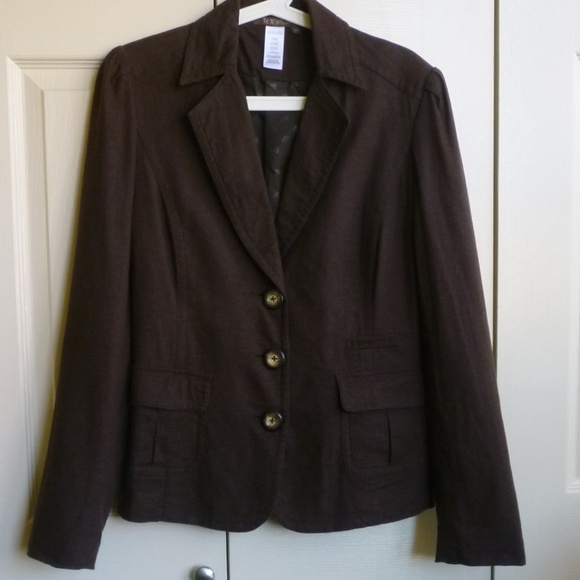 Tex by Max Azrio Linen Blend Blazer - Picture 1 of 8